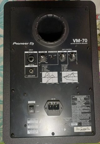 2 Pioneer DJ VM-70 Monitores de Estudio