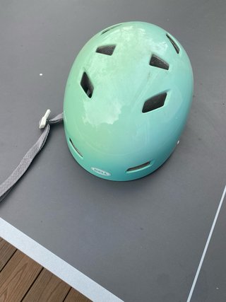 Casco Bell Verde y Azul