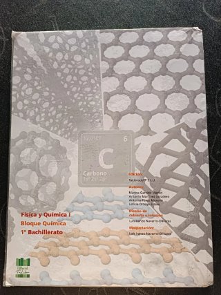 Libro Física y Química 1 bachillerato