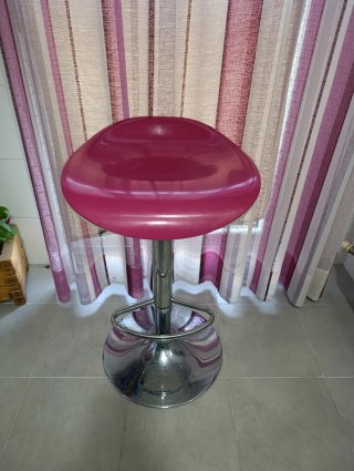 Taburete Alto de Cocina Fucsia