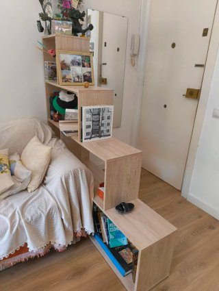 Estantería Escalera de Madera