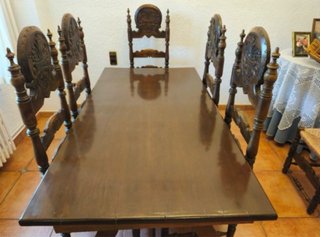 Conjunto Comedor Nogal 1971