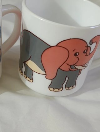 Tazas Arcopal Infantiles Vintage Elefante