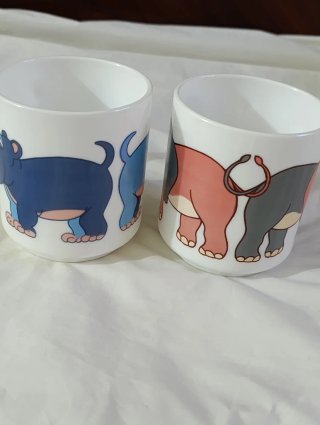 Tazas Arcopal Infantiles Vintage Elefante