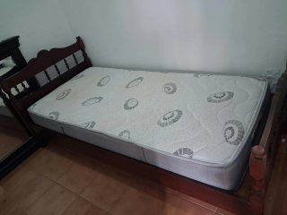 Cama individual 90cm con colchón