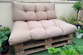 Cojines Palets 120cm Beige