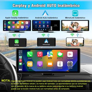 Pantalla Coche 10.26” CarPlay/Android