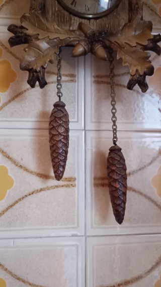 Reloj de Pared Vintage con Ciervo