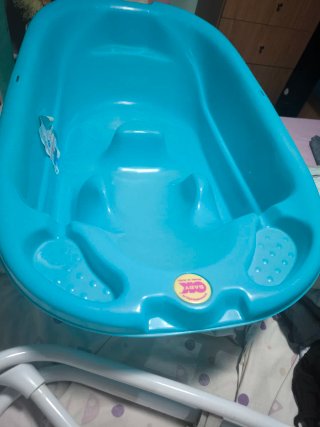 Bañera bebé azul hasta 2 años