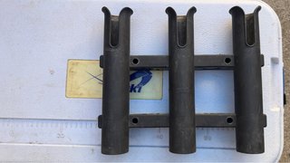 Cañero de pesca para 3 cañas