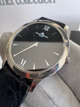 Reloj Baume & Mercier Genève Negro/Plata