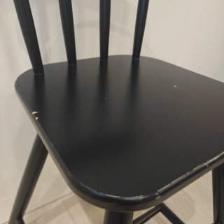 Silla Alta Agam Negra