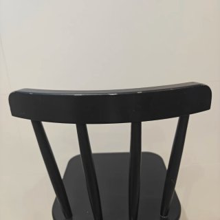 Silla Alta Agam Negra