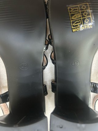 Sandalias de fiesta negras Talla 40