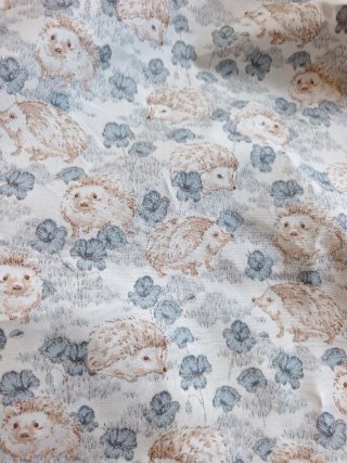 Tela Infantil Viyela Estampado Erizos