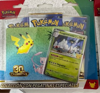 Colección Pokémon 30 Aniversario con Pegatinas