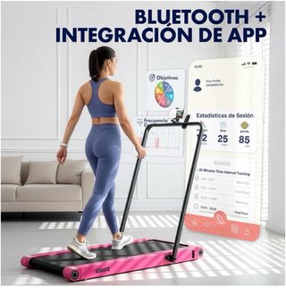 Cinta de Correr con Barra de Sujeción