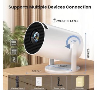 Proyector Portátil 4K FHD 1080P WiFi
