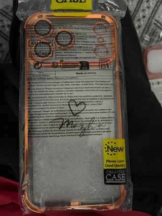 Funda p/ Iphone 17 pro max con diseño a cuadros