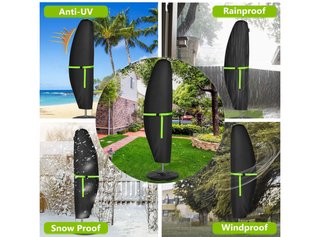 Funda protectora sombrilla jardín impermeable