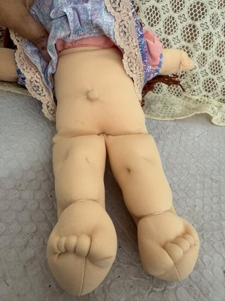 muñeca cabbage patch kids ( repollo) pelo pelirroj