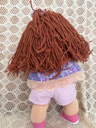 muñeca cabbage patch kids ( repollo) pelo pelirroj
