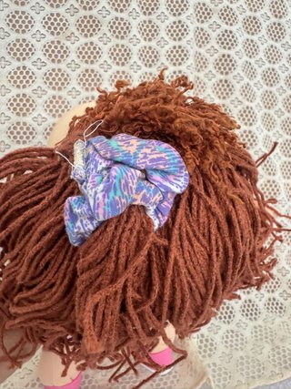 muñeca cabbage patch kids ( repollo) pelo pelirroj