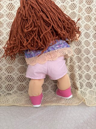 muñeca cabbage patch kids ( repollo) pelo pelirroj