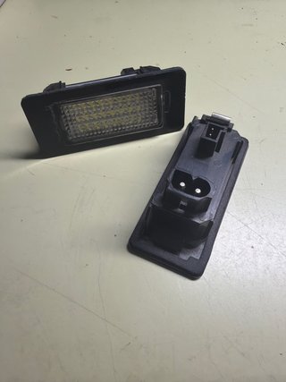 Plafones LED matrícula BMW
