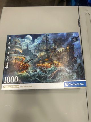 Puzzle Clementoni 1000 piezas Barco Pirata