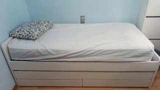 Cama nido Ikea blanca SLAKT