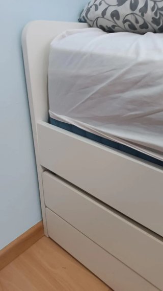 Cama nido Ikea blanca SLAKT