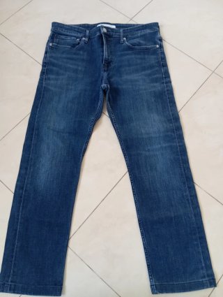 Jeans Calvin Klein Slim Blu Uomo 48/50 Affare!