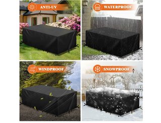 Funda muebles jardín impermeable 242x162cm