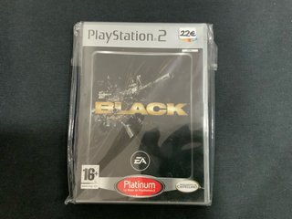 Videojuego Black (PlayStation 2)