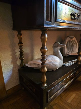 Mueble Recibidor Madera y decorado