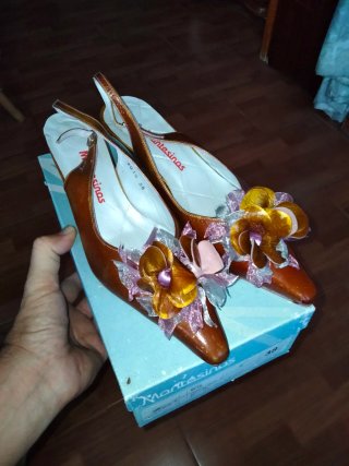 Zapatos Tacón Slingback Montesinos Talla 38
