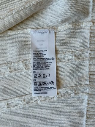 Tommy Hilfiger White Knit Cardigan Old Money Style