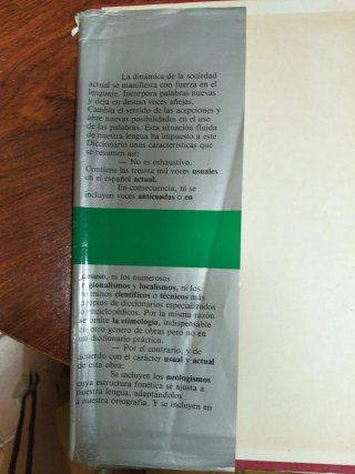 Diccionario lengua española usual