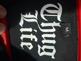 Camiseta Thug Life Negra