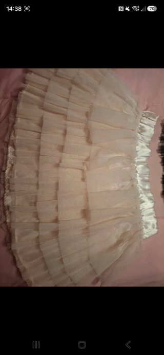 Faldas tutú rosa y negra talla M