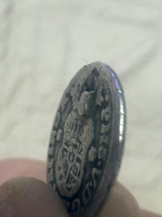 Moneda 1/2 Real Felipe V 1746 México