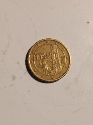 Moneda 10 céntimos Euro 2002