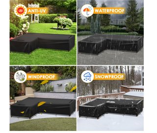 Funda Impermeable para Sofá de Jardín en L