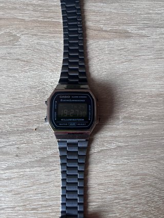 Reloj Casio A168WE Plata