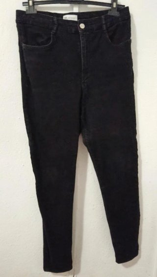 Pantalón vaquero negro elástico