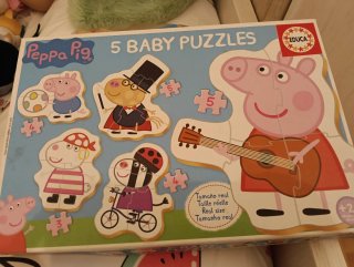 Puzzles Peppa Pig 5 Piezas (2 años)