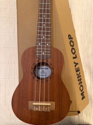 Ukelele Monkey Loop con funda