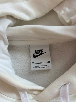 Sudadera Nike Blanca con Logo