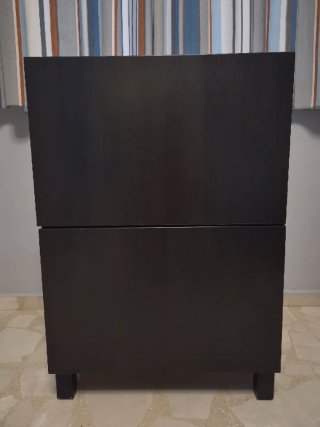 Mueble Estantería Cómoda Sinfonier Negro